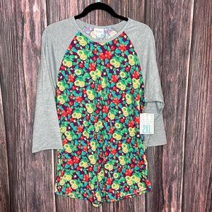 LuLaRoe Randy Raglan 3/4 Sleeve Shirt
